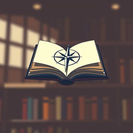 Conception de logo et identit√© visuelle pour 'La Librairie Voyageuse', avec un logo repr√©sentant un livre ouvert avec une boussole.
