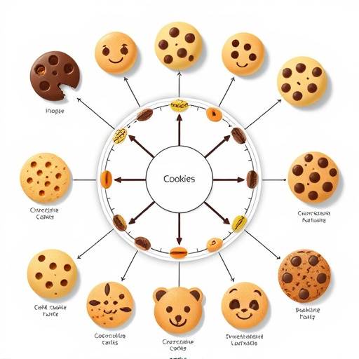 Diagramme illustrant les diff√©rents types de cookies